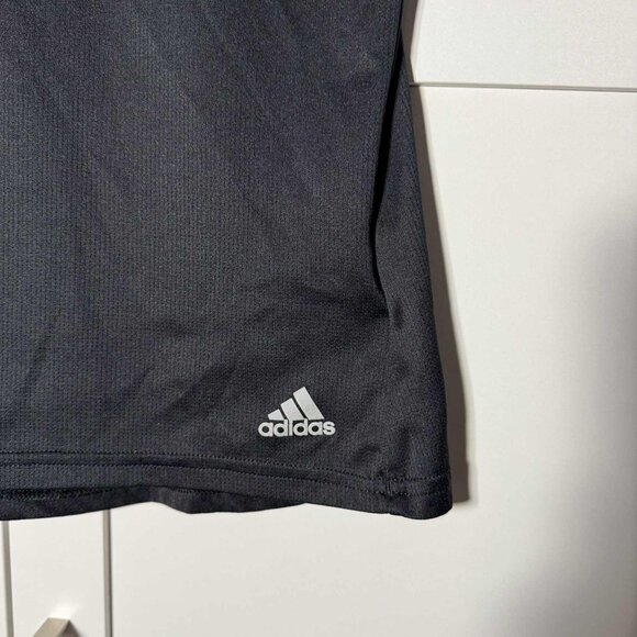 Adidas Women's Running Climalite Short Sleeve T Shirt Black LARGE - Picture 2 of 7